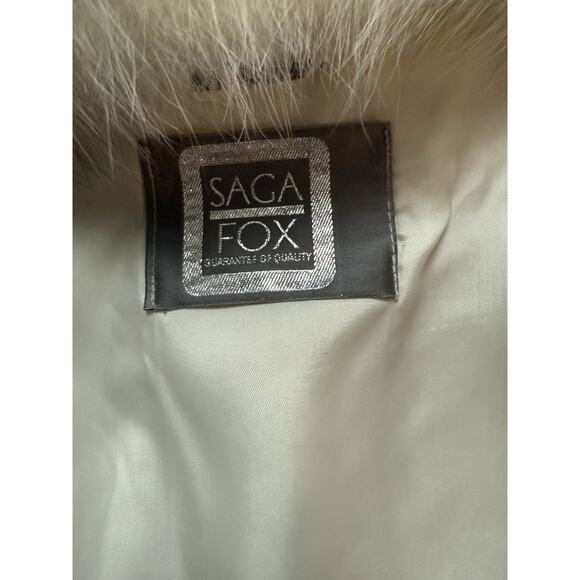 Vintage Wilson's Saga Blue Fox Fur Coat Size Small Style #71737 - Picture 5 of 12